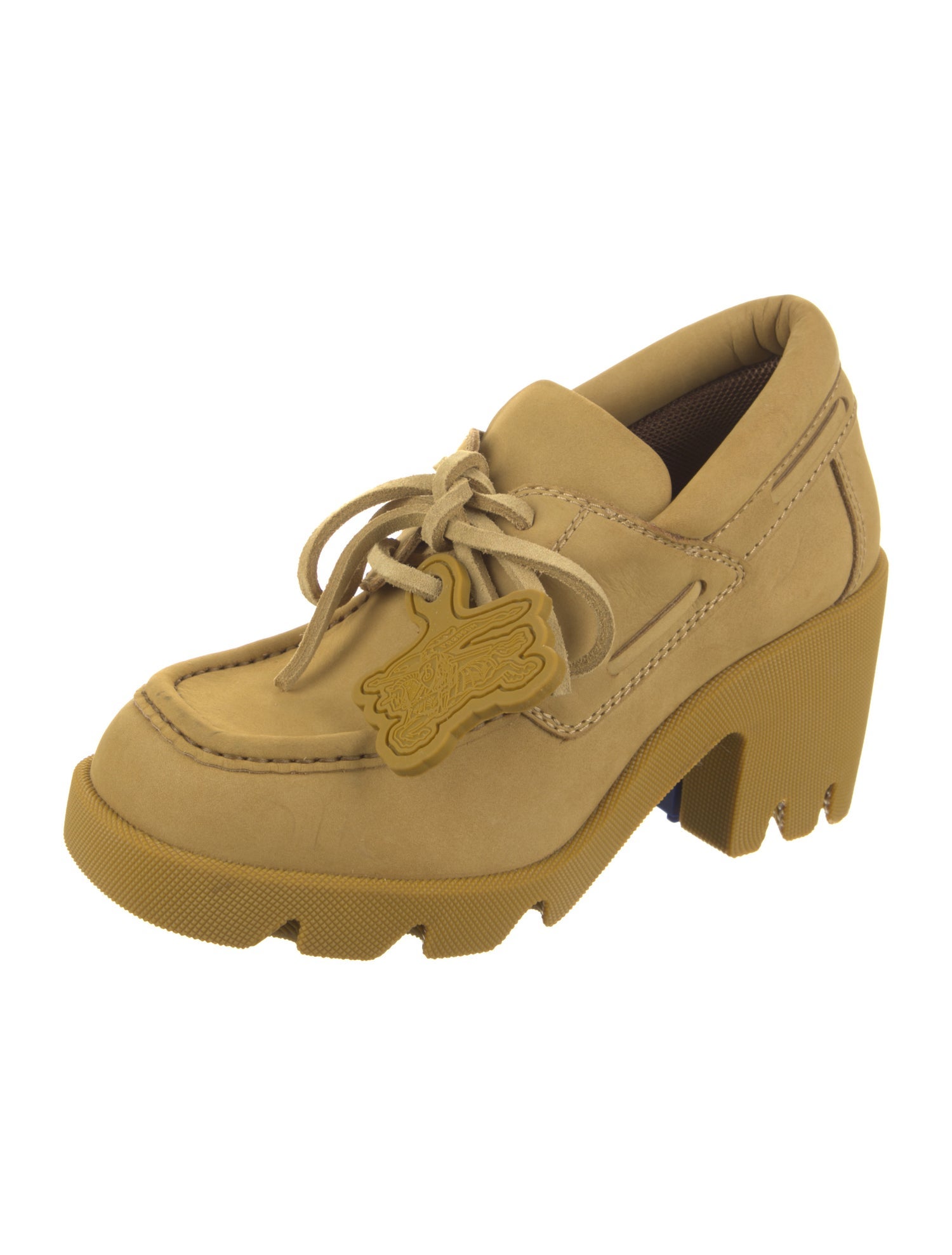 Burberry Suede Lace-Up Boots