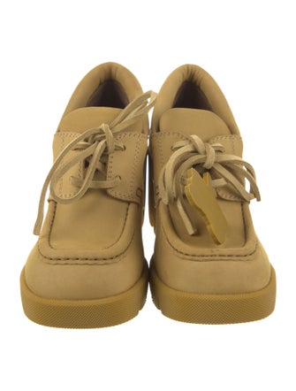 Burberry Suede Lace-Up Boots