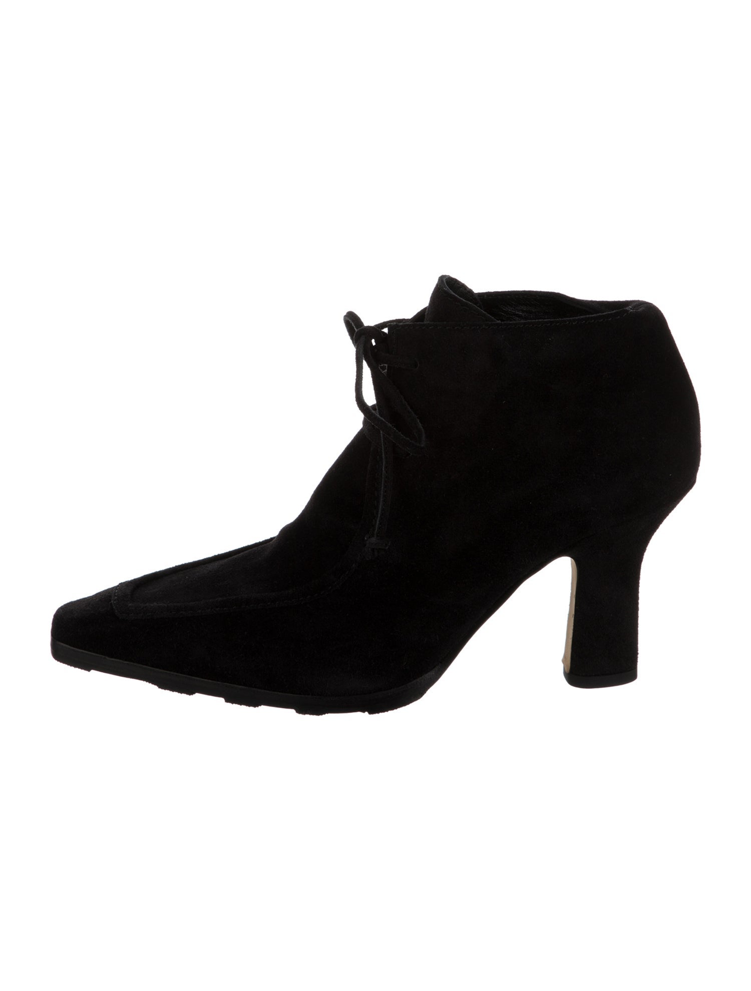 Burberry Suede Lace-Up Boots