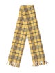 Burberry Cashmere Nova Check Pattern Scarf