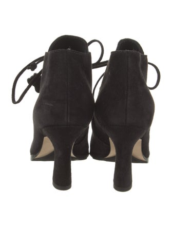 Burberry Suede Lace-Up Boots