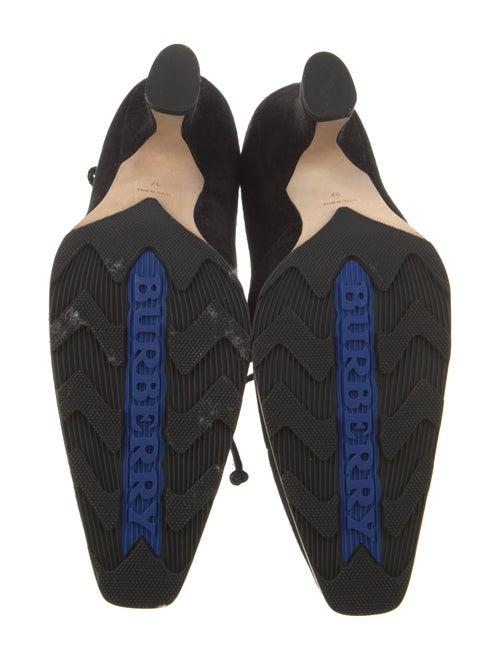 Burberry Suede Lace-Up Boots