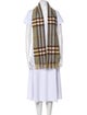 Burberry Cashmere House Check Pattern Scarf