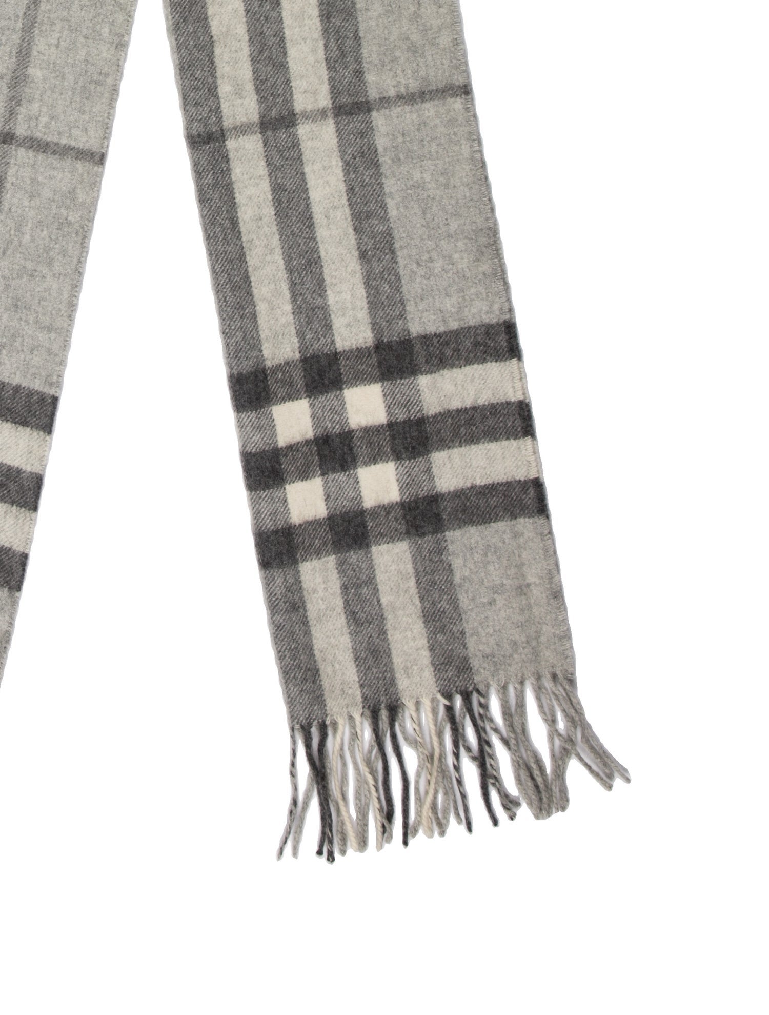 Burberry Cashmere House Check Pattern Scarf