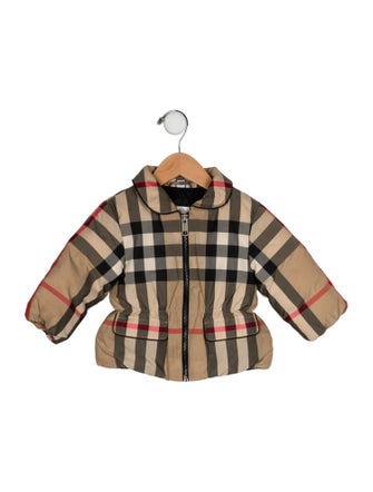 Burberry Check Print Coat