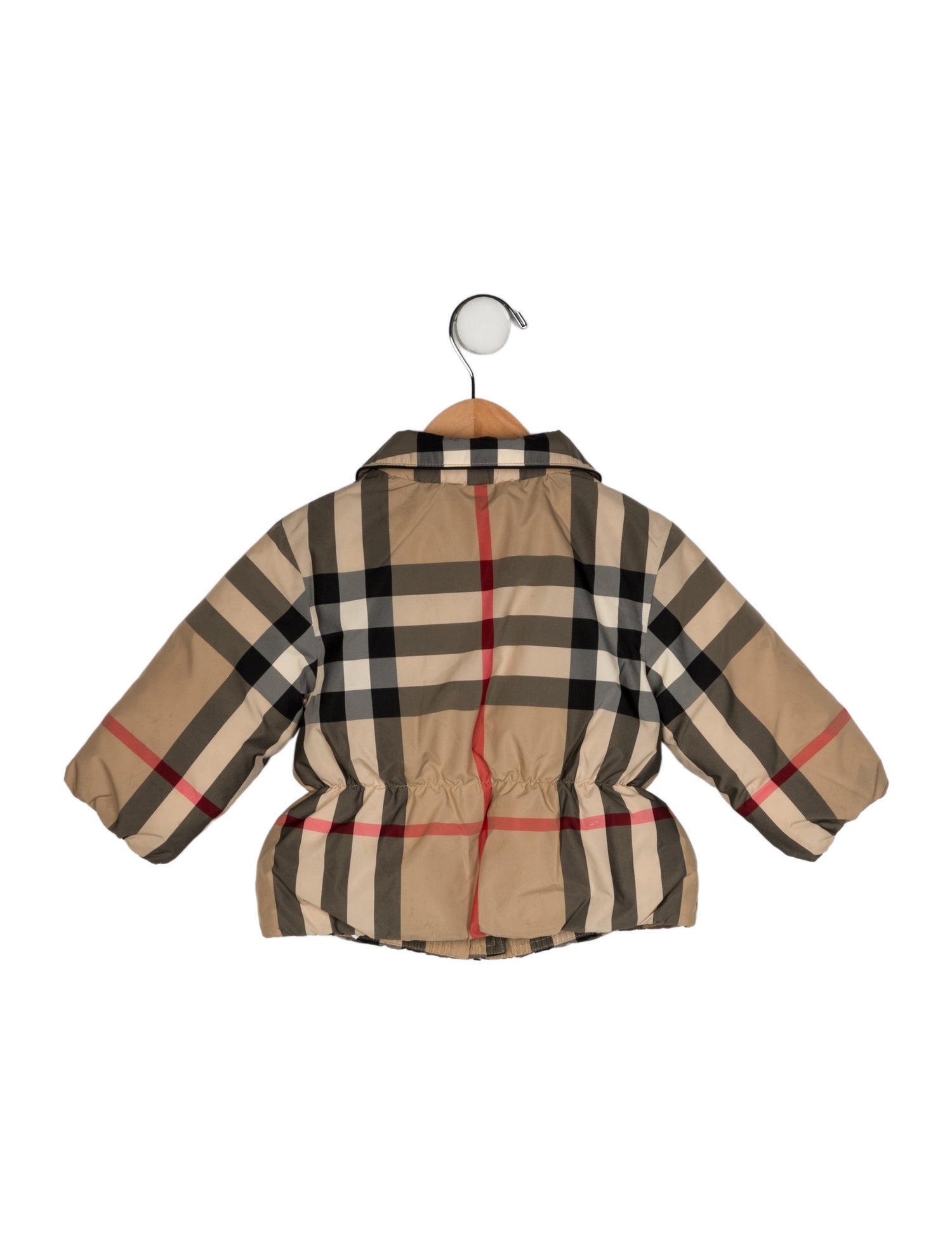Burberry Check Print Coat