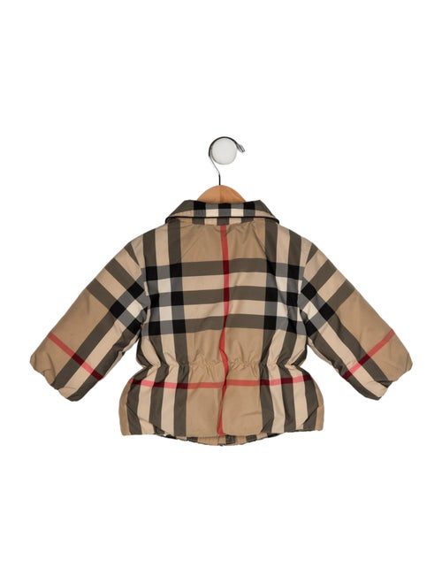 Burberry Check Print Coat