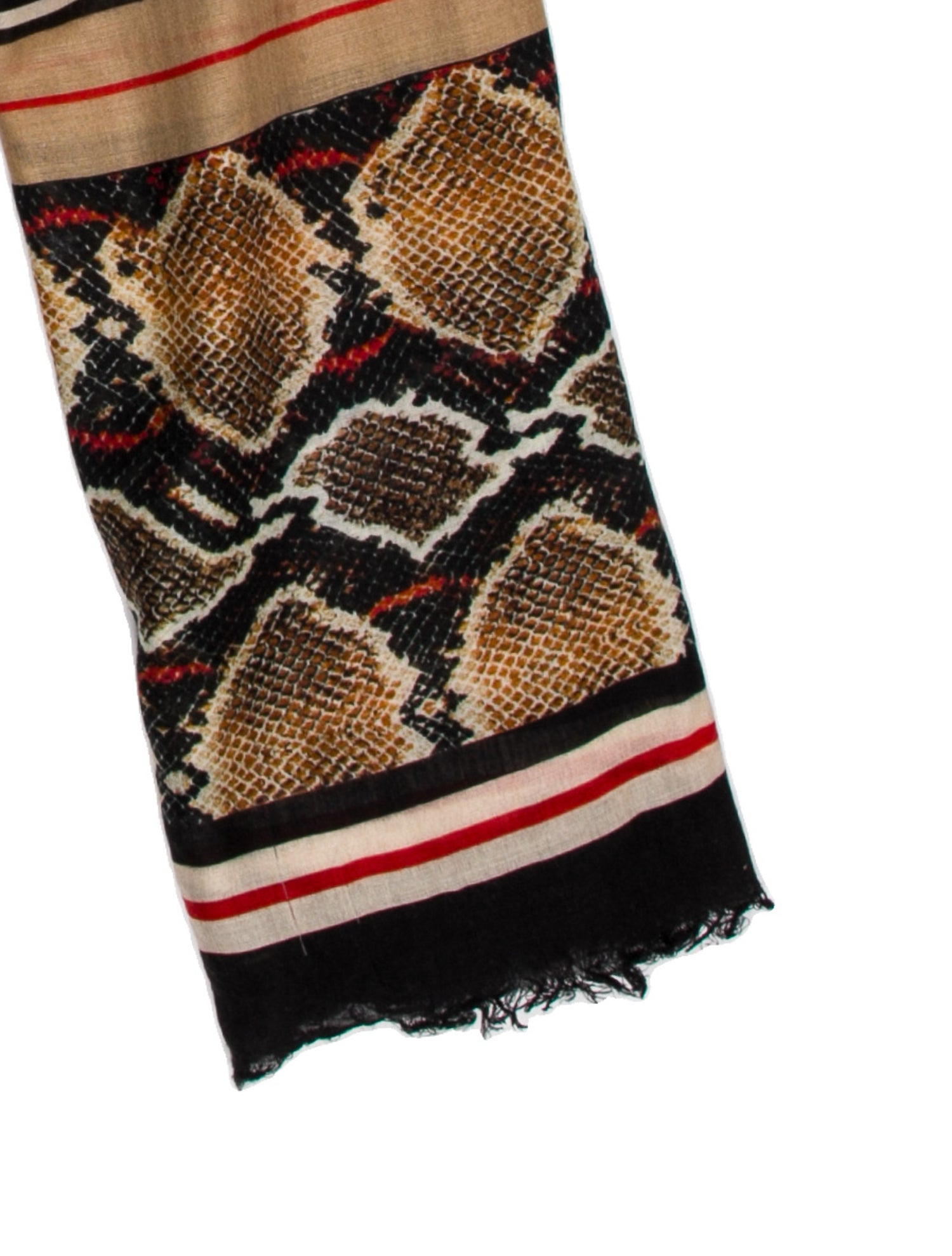 Burberry Wool Striped Scarf