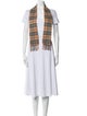 Burberry Cashmere Plaid Print Scarf