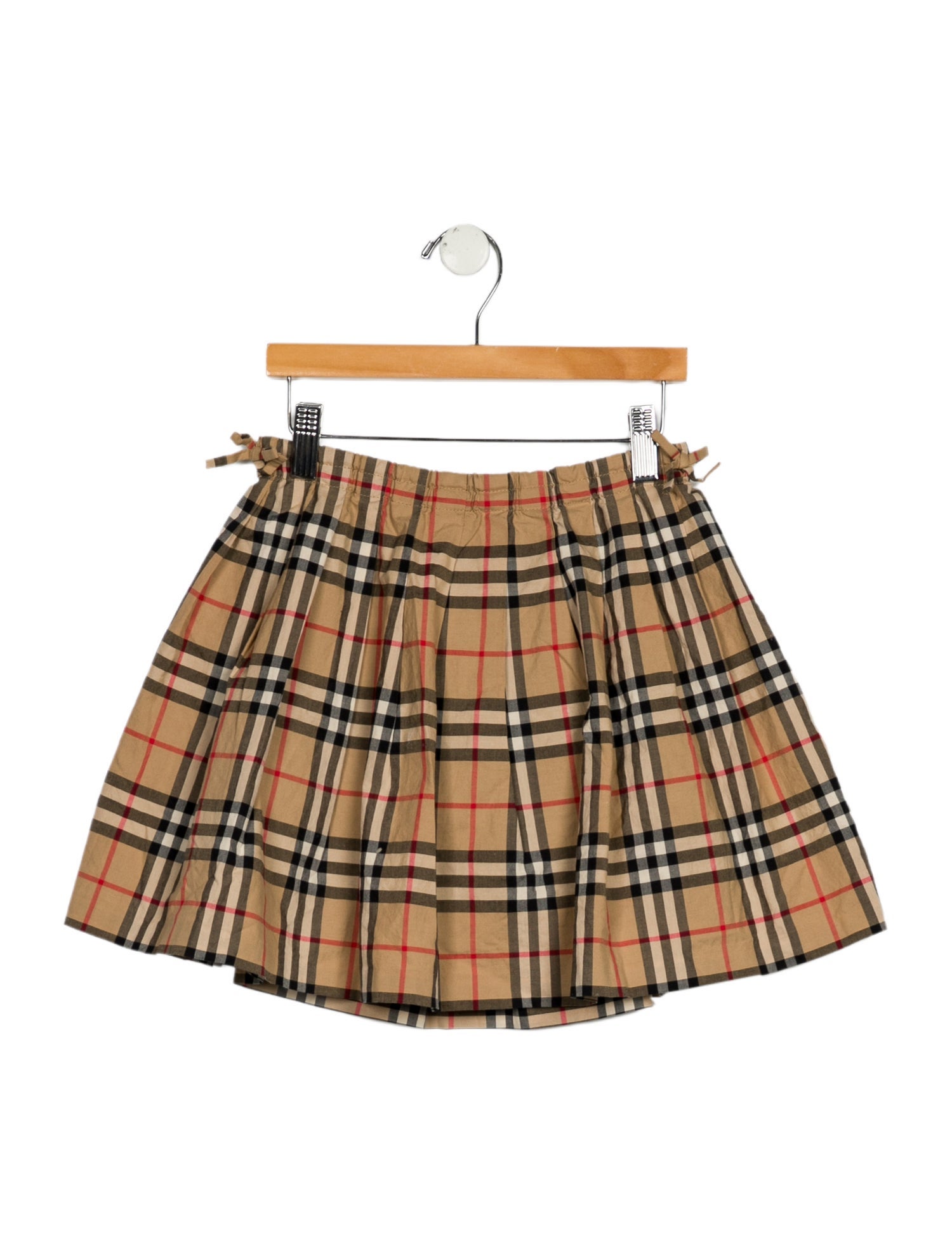 Burberry Girls' House Check Cotton Skirt