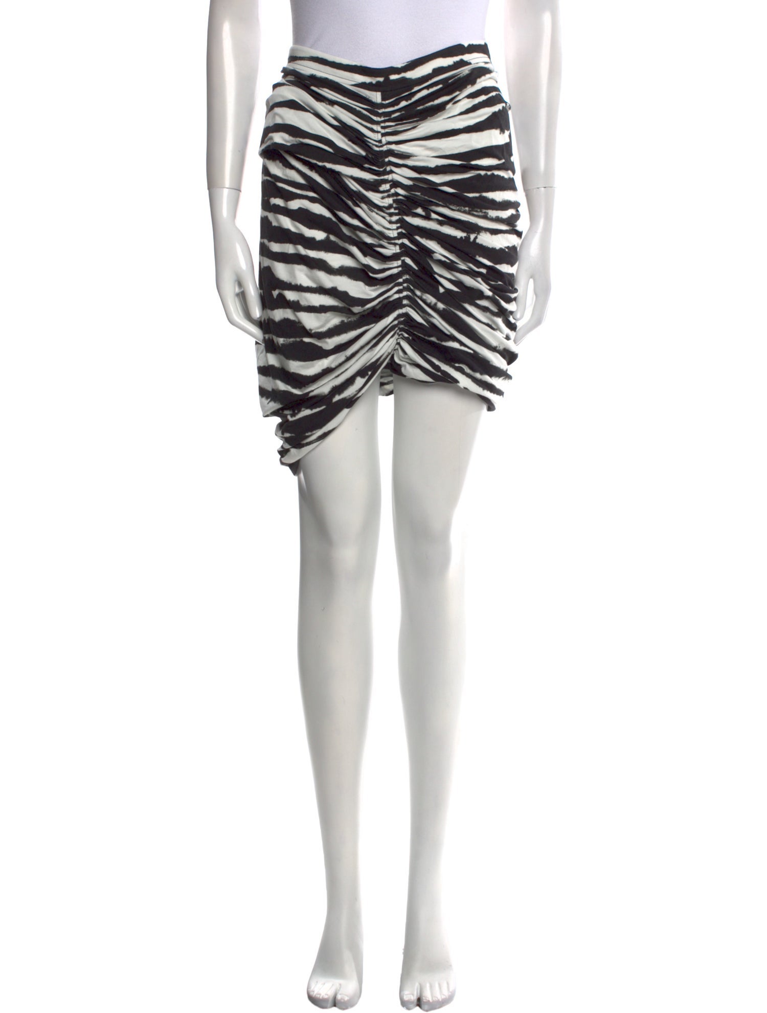 Burberry Animal Print Knee-Length Skirt