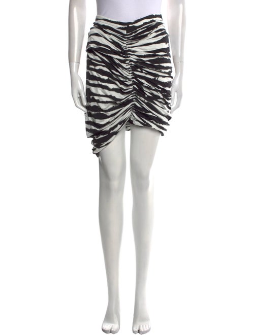 Burberry Animal Print Knee-Length Skirt