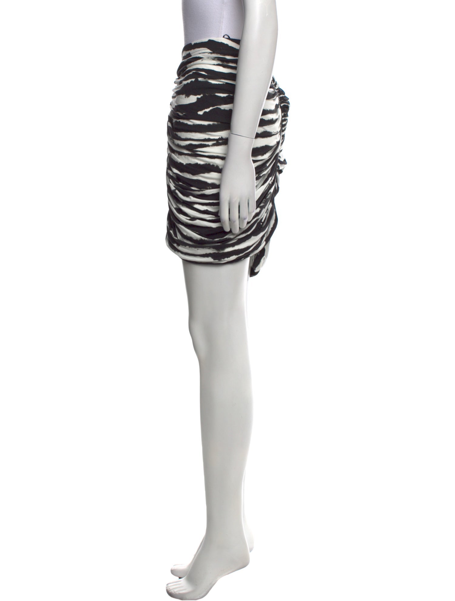 Burberry Animal Print Knee-Length Skirt