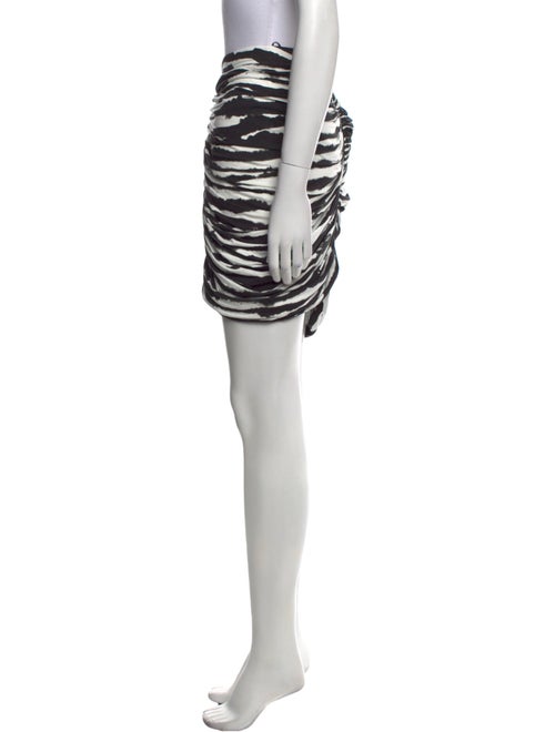 Burberry Animal Print Knee-Length Skirt