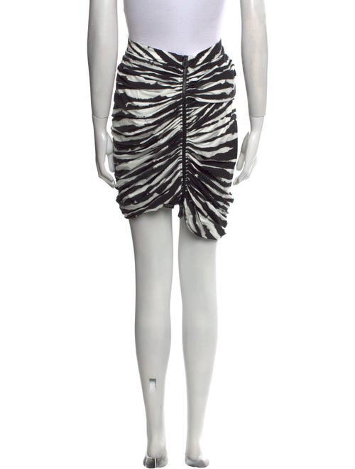 Burberry Animal Print Knee-Length Skirt