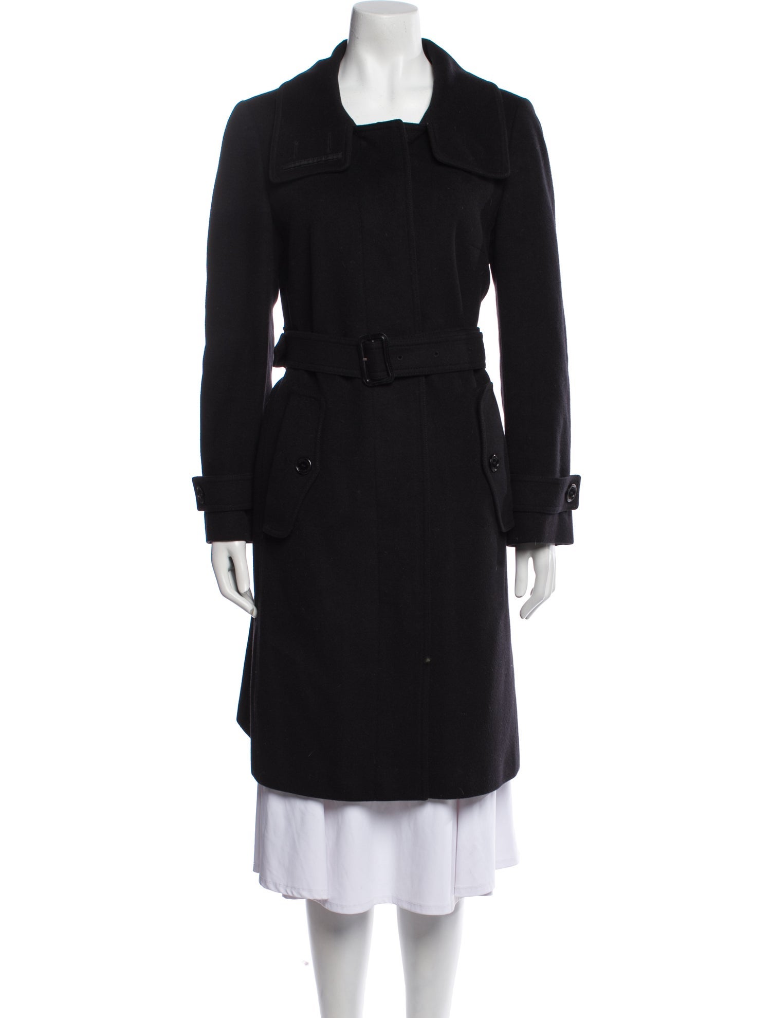 Burberry London Virgin Wool Trench Coat