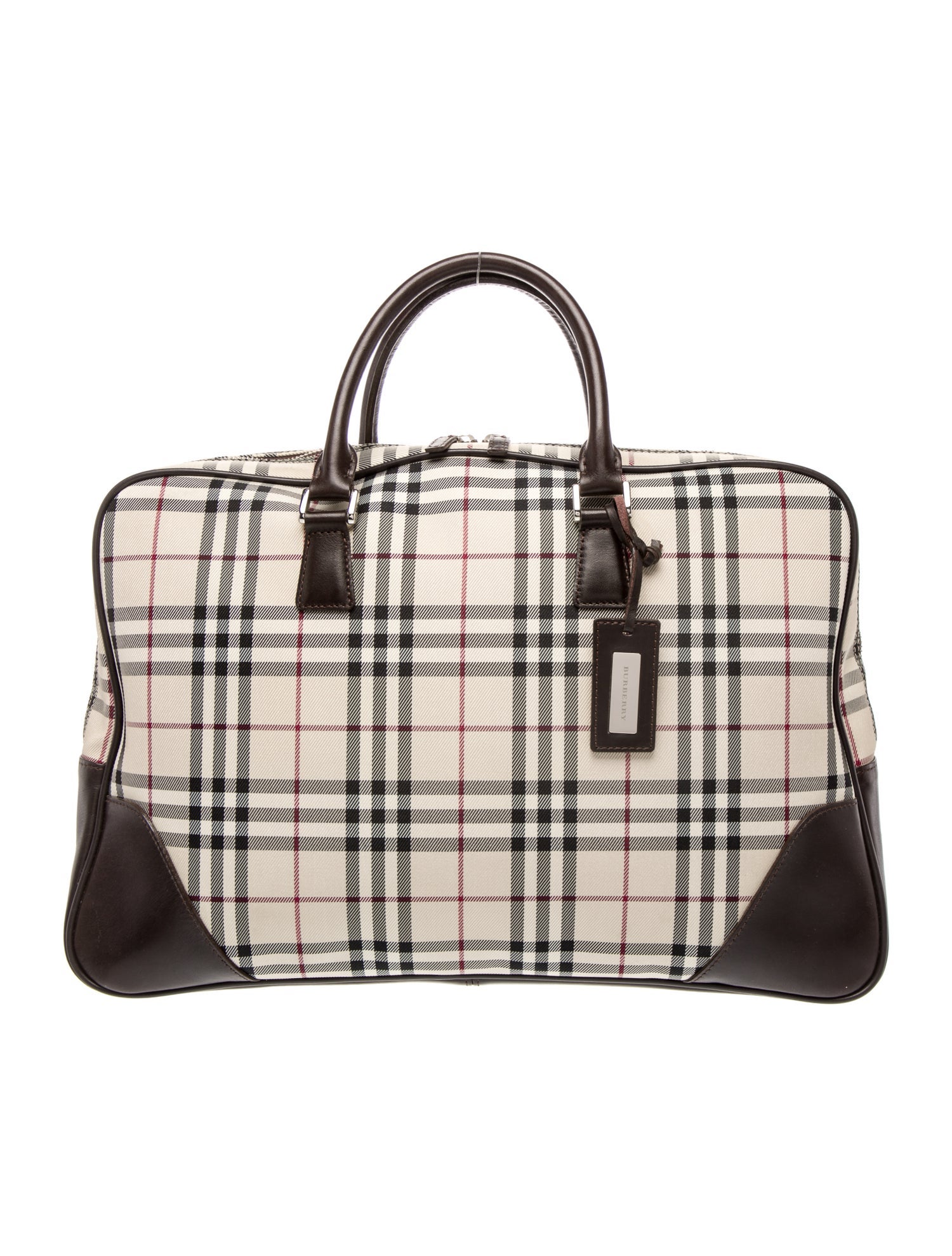 Burberry Nova Check Top Handle Bag