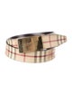 Burberry Haymarket Check Pattern Belt