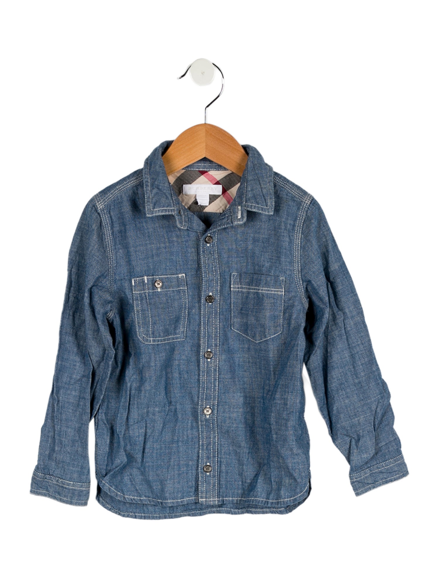 Burberry Boys' Denim Button Up Shirt
