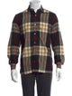 Burberry Nova Check Pattern Long Sleeve Shirt