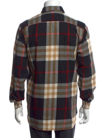 Burberry Nova Check Pattern Long Sleeve Shirt
