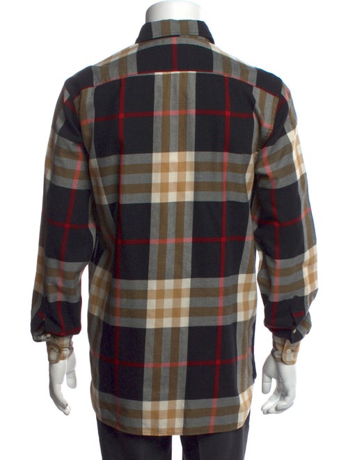 Burberry Nova Check Pattern Long Sleeve Shirt
