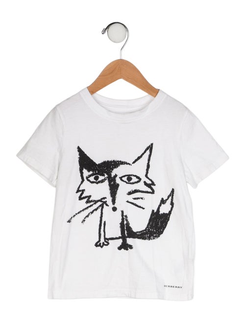 Burberry Graphic Printed Short Sleeve Top