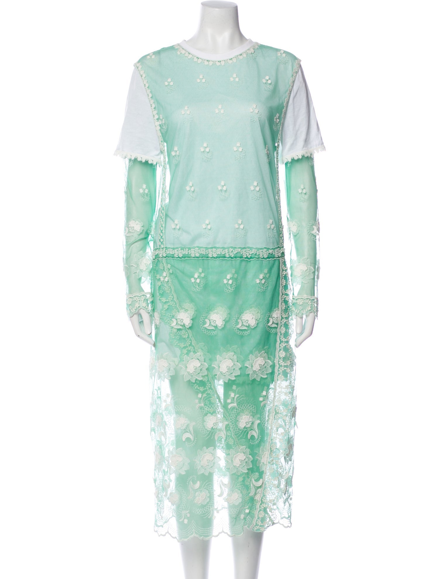 Burberry Mesh Mini Dress