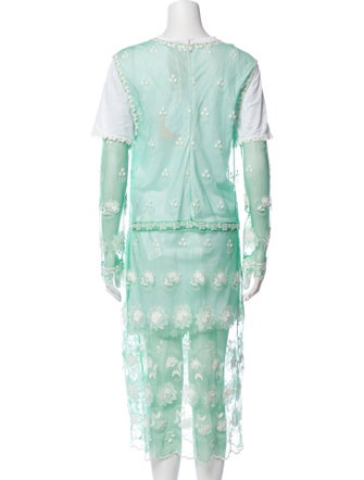 Burberry Mesh Mini Dress