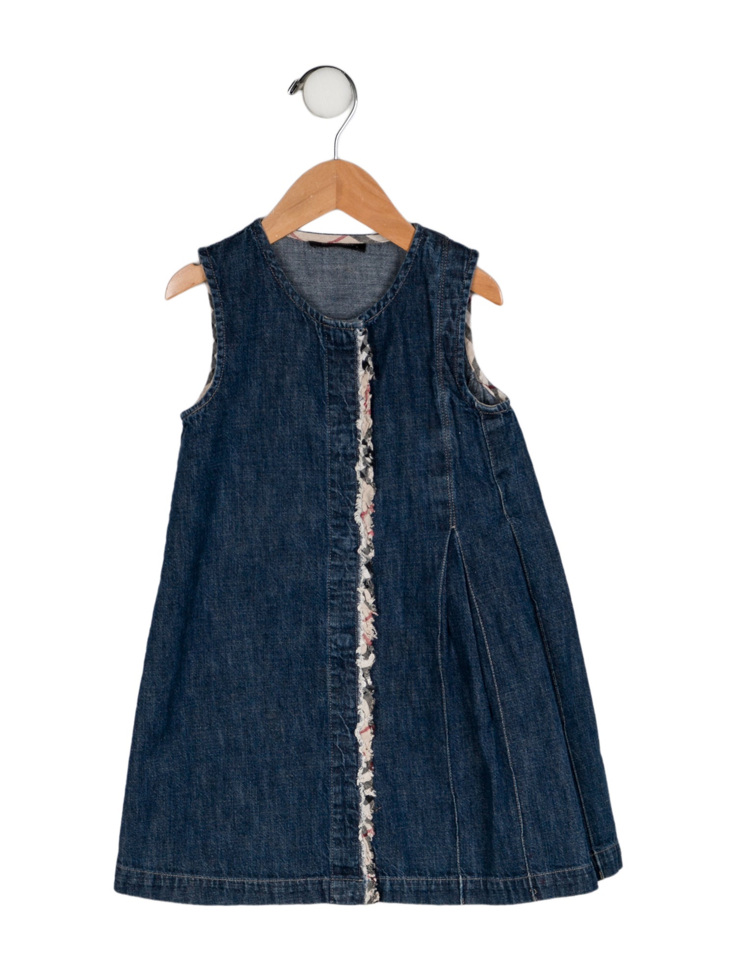 Burberry Solid Sleeveless Dress