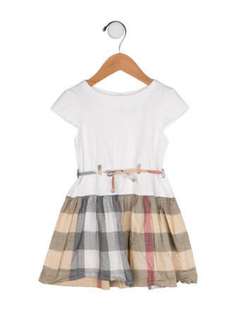 Burberry Pattern Printed Short Sleeve Dress