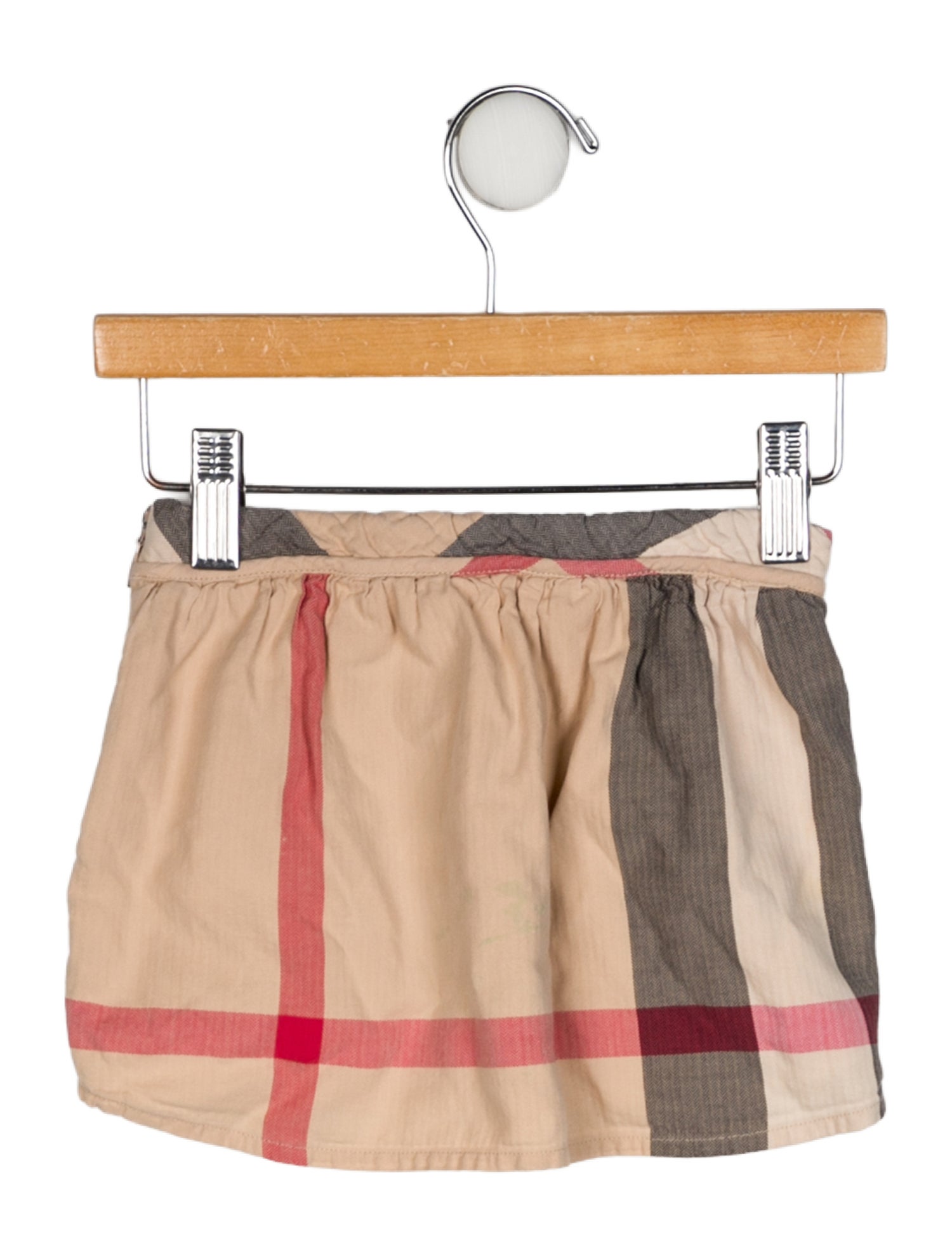 Burberry Patterned Printed Mini Skirt