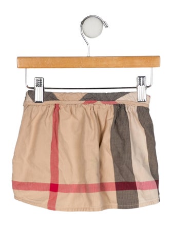 Burberry Patterned Printed Mini Skirt