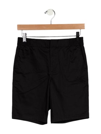 Burberry Boys' Solid Embroidered Shorts