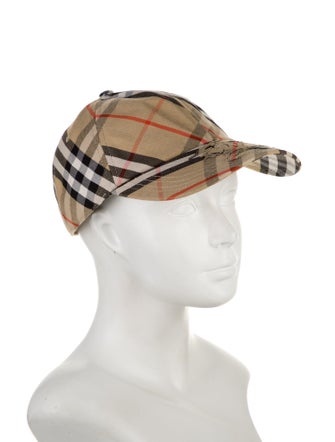 Burberry Logo Canvas Baseball Hat