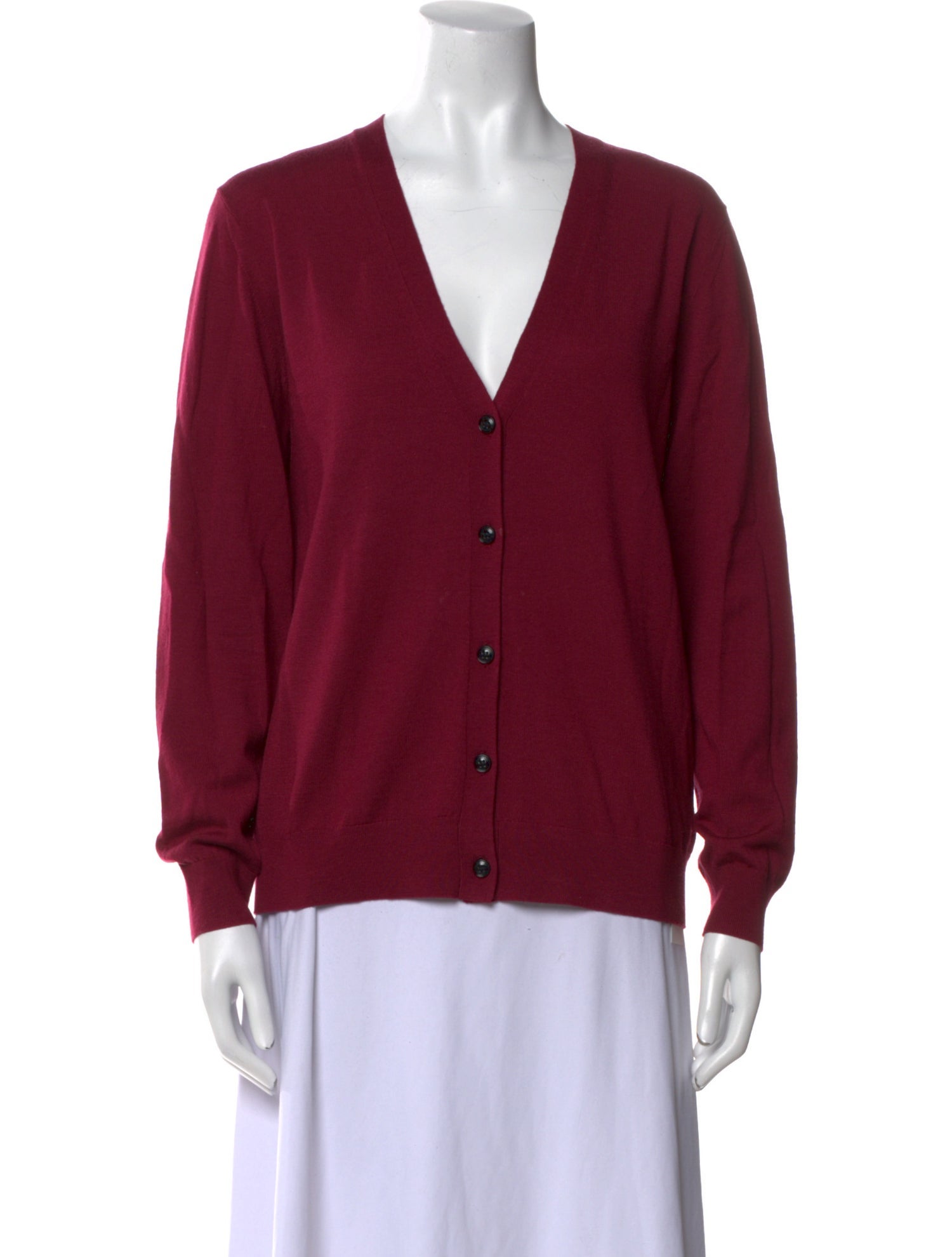 Burberry Merino Wool V-Neck Sweater