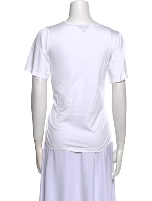 Burberry Scoop Neck Short Sleeve T-Shirt