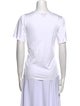 Burberry Scoop Neck Short Sleeve T-Shirt