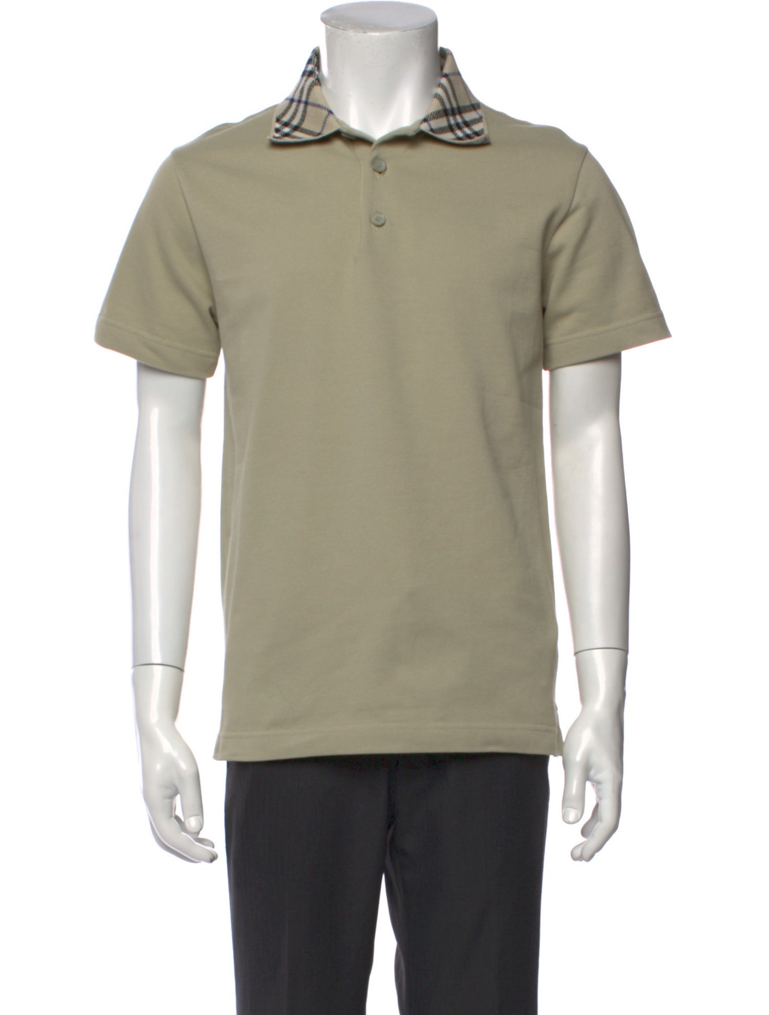Burberry Crew Neck Short Sleeve Polo Shirt
