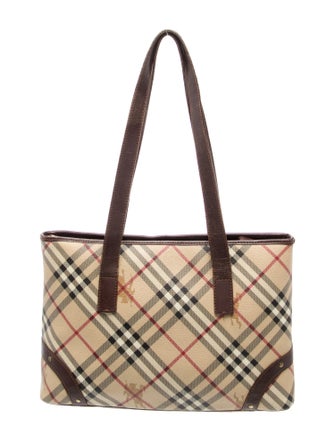 Burberry Haymarket Check Shoulder Bag