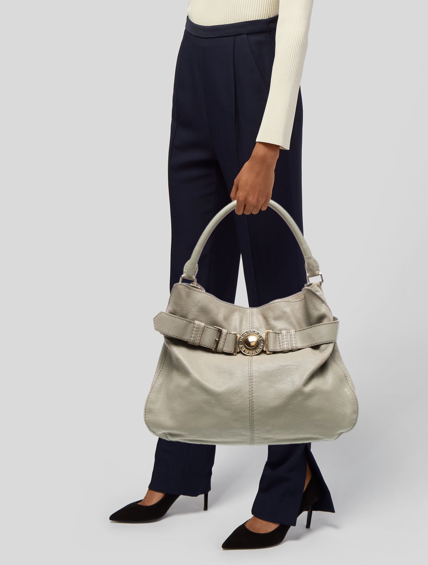 Burberry House Check Top Handle Bag Vintage