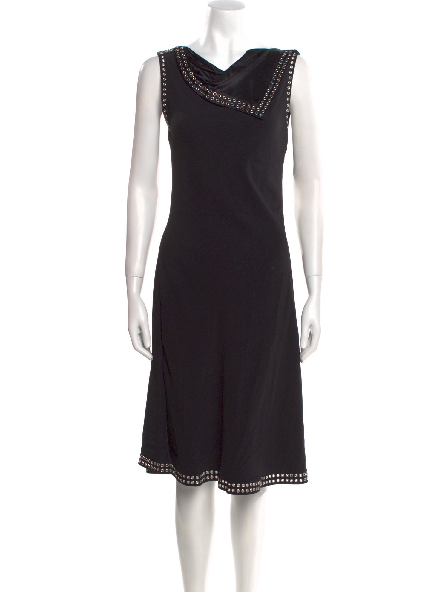Burberry Cowl Neck Midi Length Dress w/ Tags