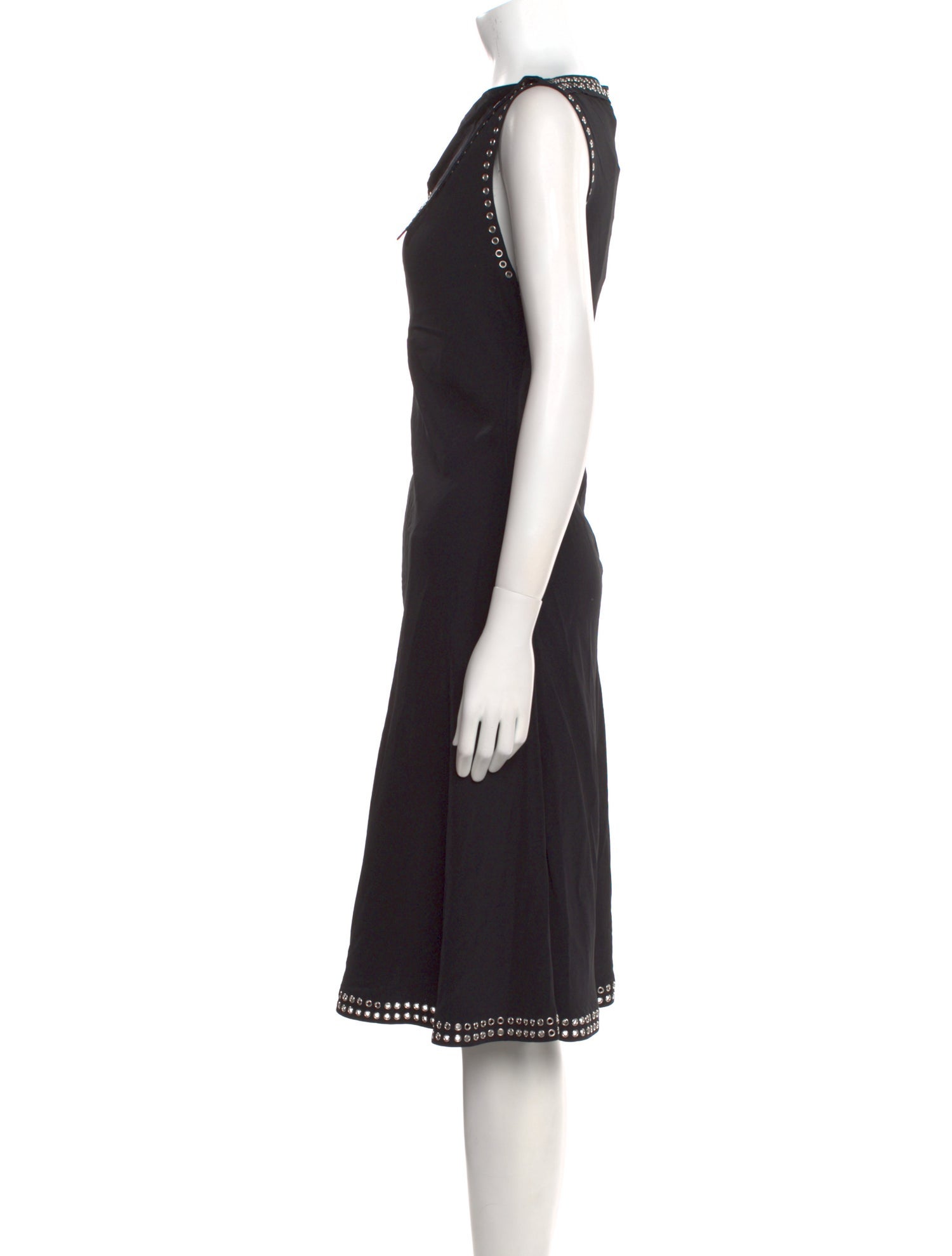 Burberry Cowl Neck Midi Length Dress w/ Tags