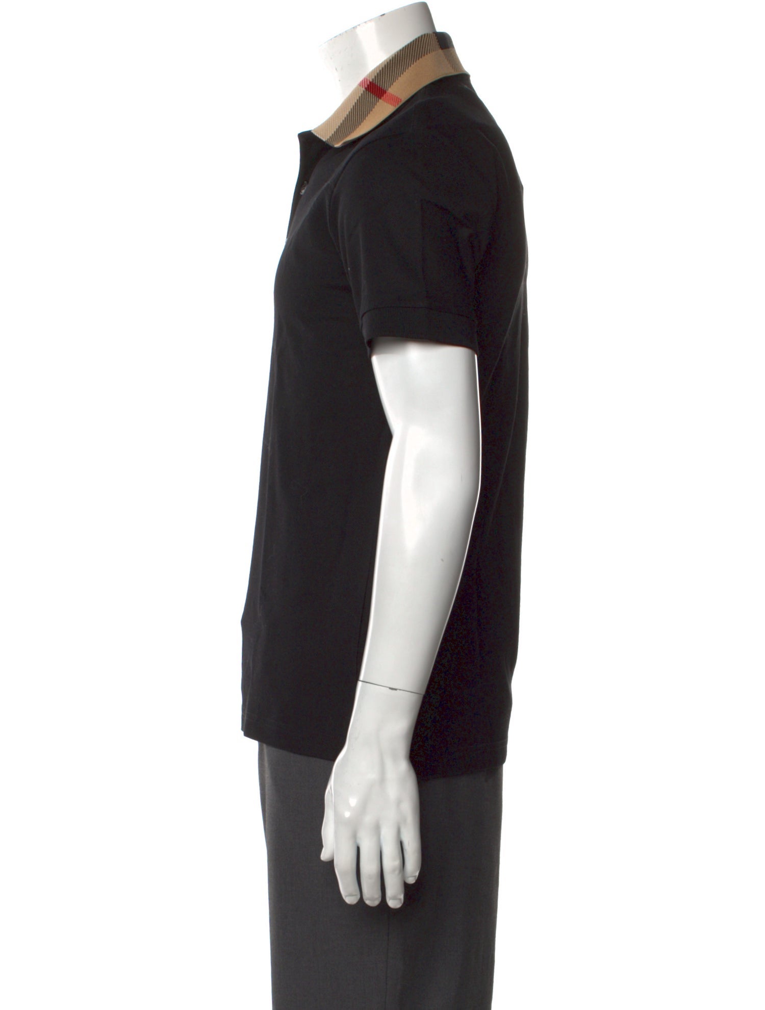 Burberry V-Neck Short Sleeve Polo Shirt w/ Tags