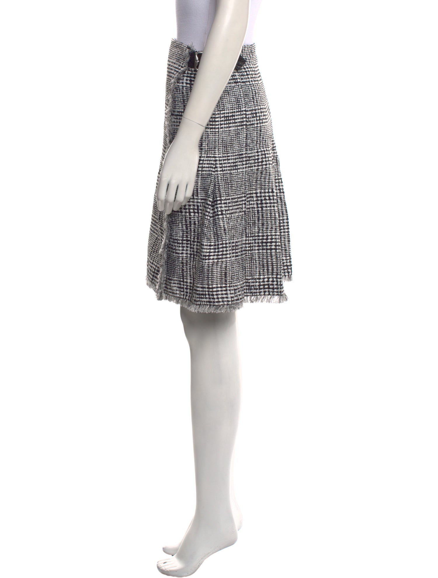 Burberry Plaid Print Knee-Length Skirt w/ Tags