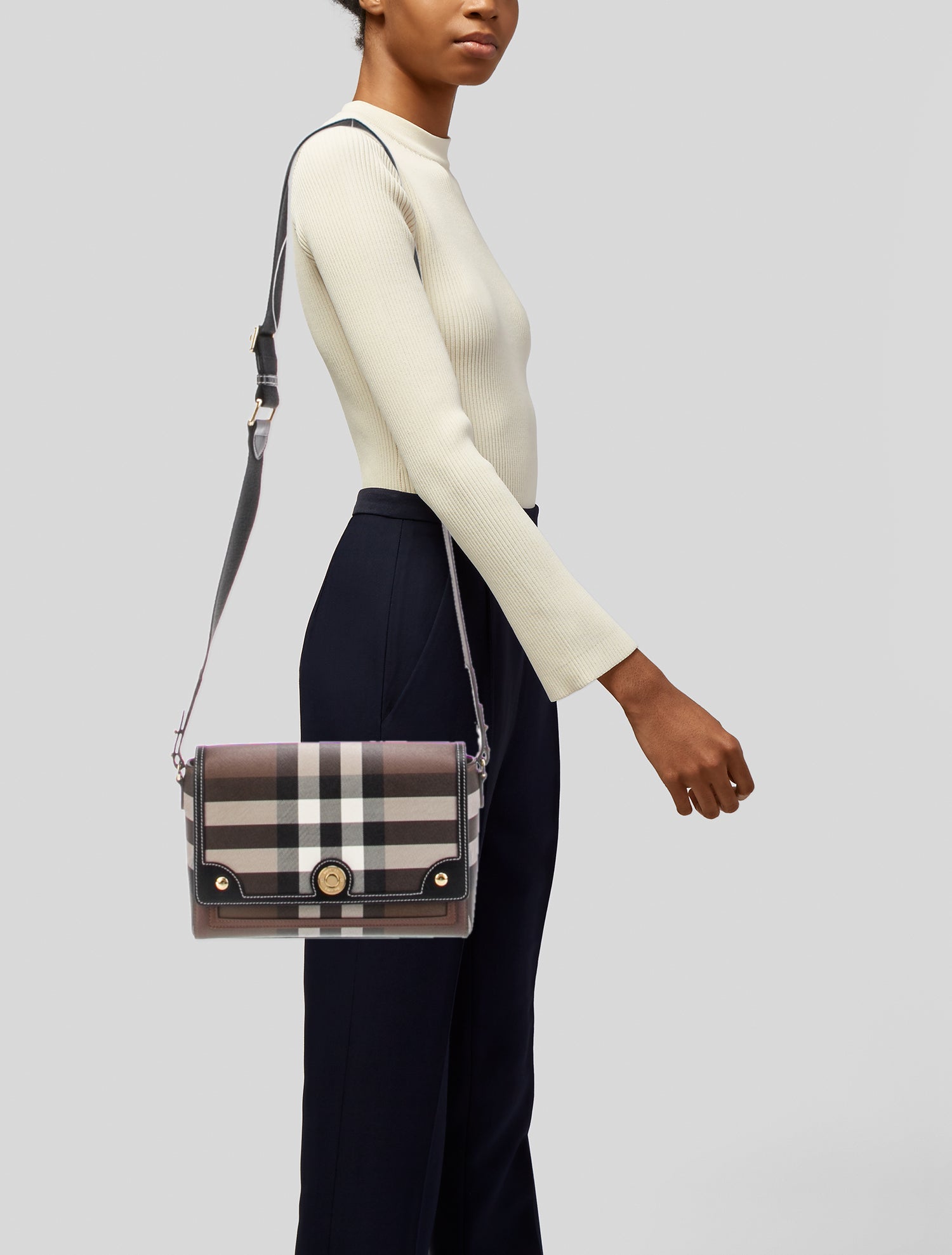 Burberry Smoked Check Birch Bag 2025