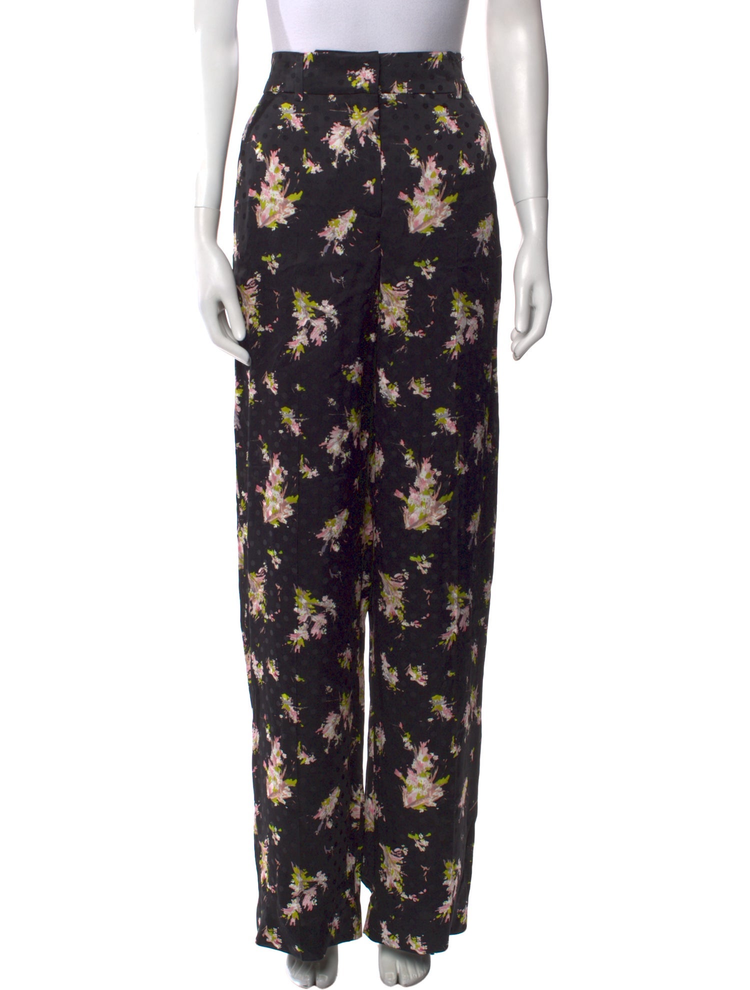 Burberry Silk Wide Leg Pants w/ Tags