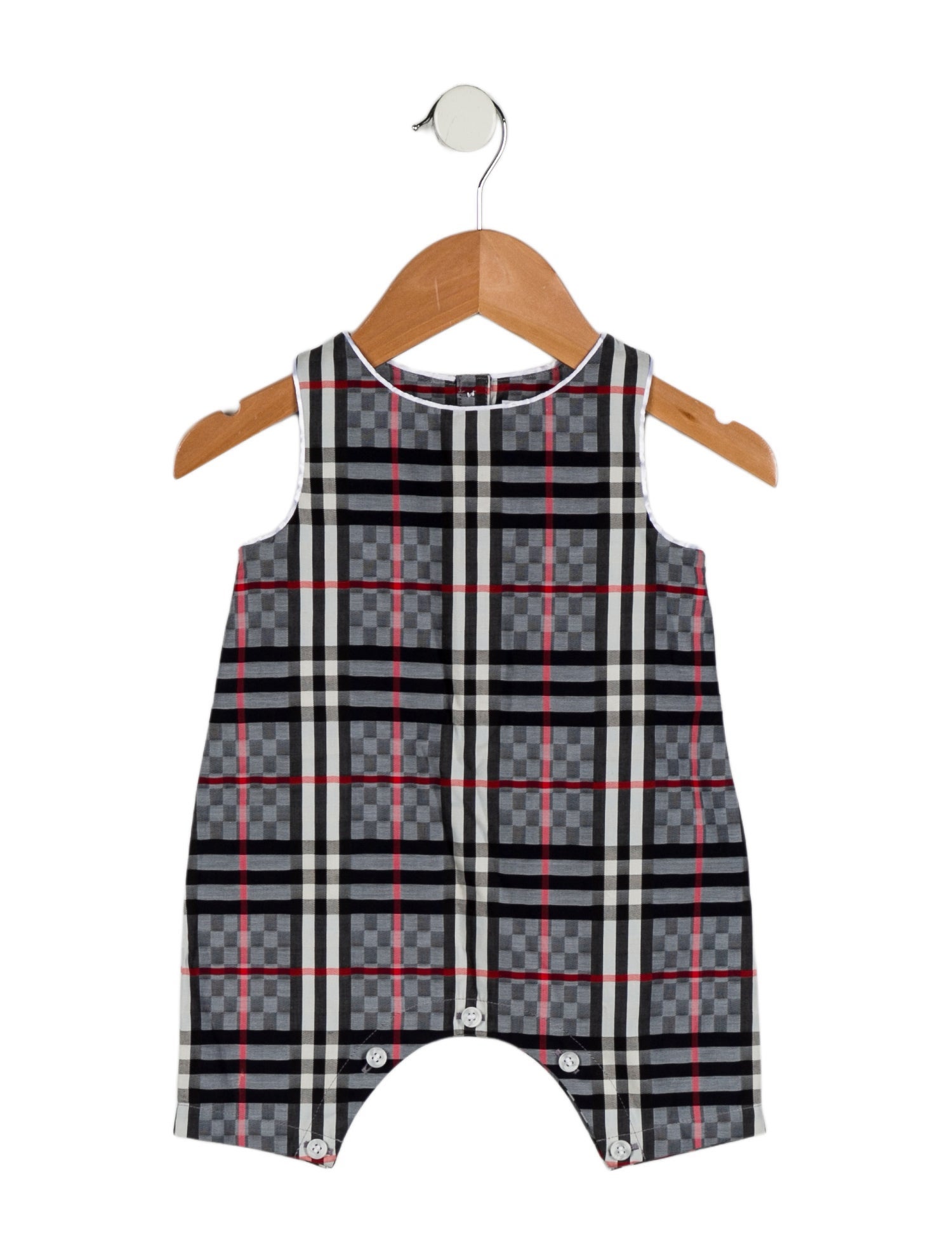 Burberry Check Woven One Piece