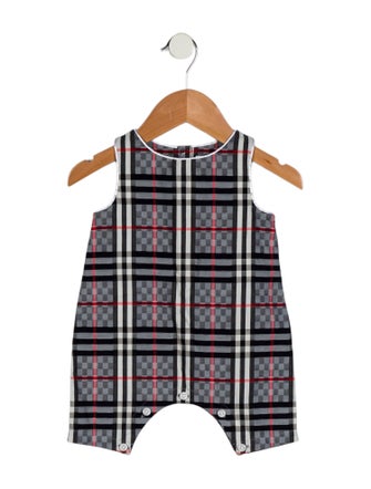 Burberry Check Woven One Piece