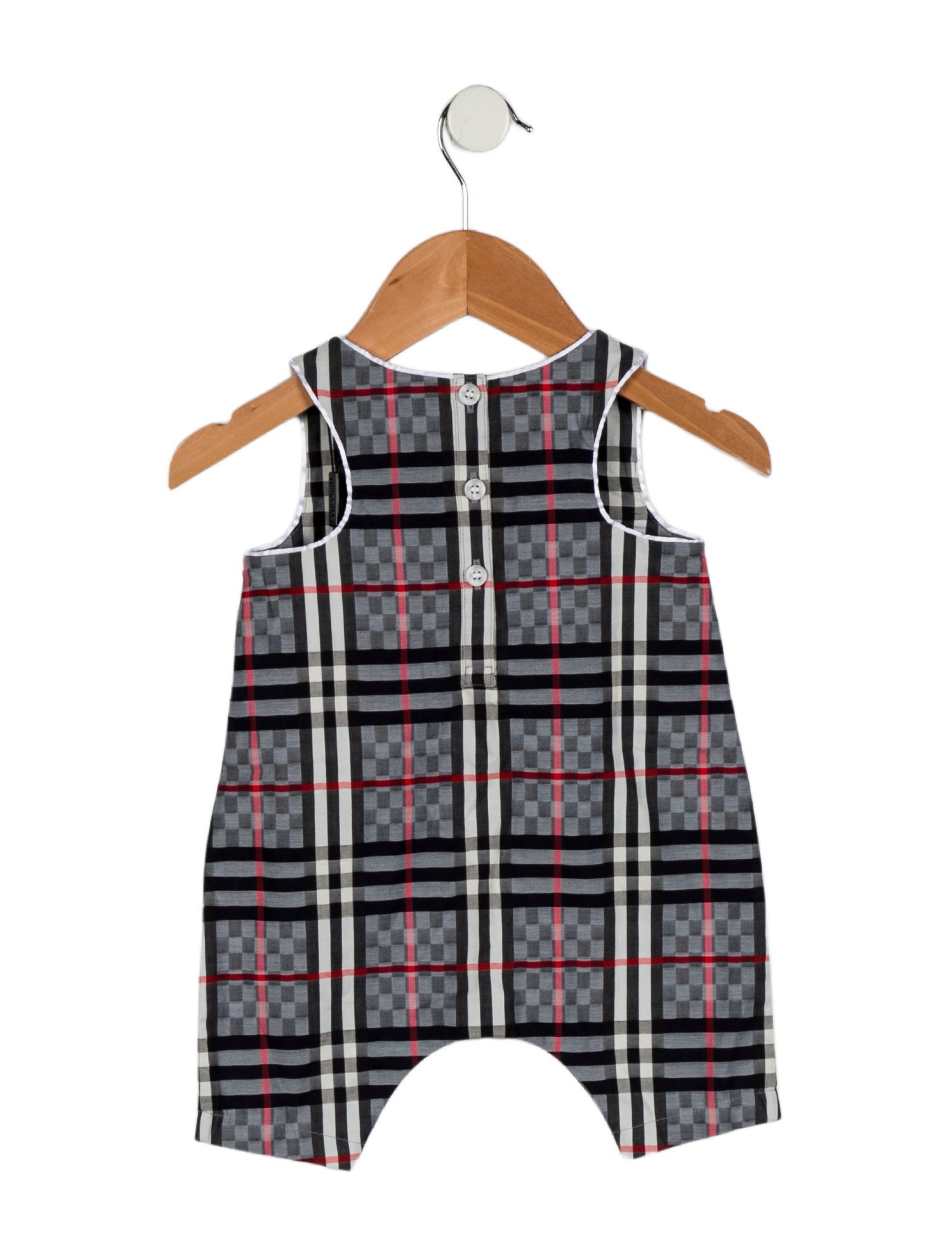 Burberry Check Woven One Piece